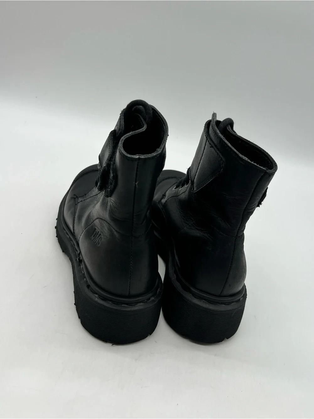 Vintage Dr Martens 9306 Women’s UK 6 Sz US 8 Black Leather Split Cap Toe Boots